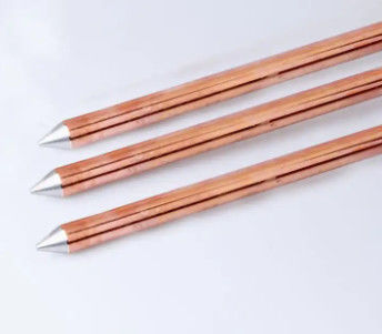 卸売 低価格 10mm 20mm DIA 電気 銅 固定 接地 電極 銅 接地 棒