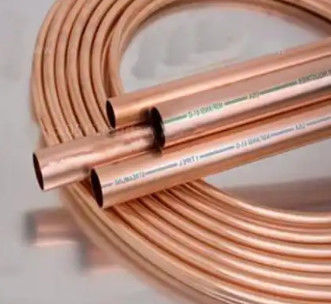 OD 3~400mm ASTM B280 C12200 c2400 パンケーキ銅コイルチューブ 空調や冷蔵庫用